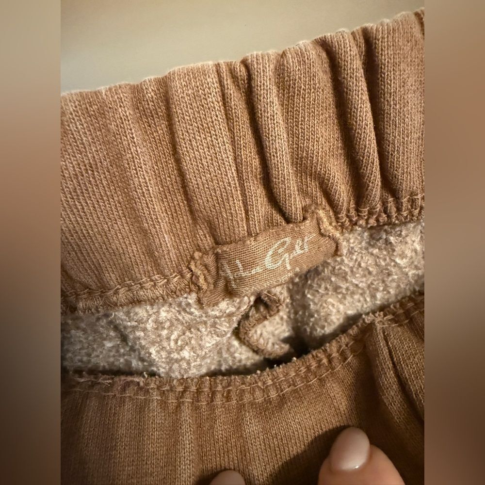 John Galt Women’s Brown Jogger Pants One Size Fleece Lined - Picture 4 of 5